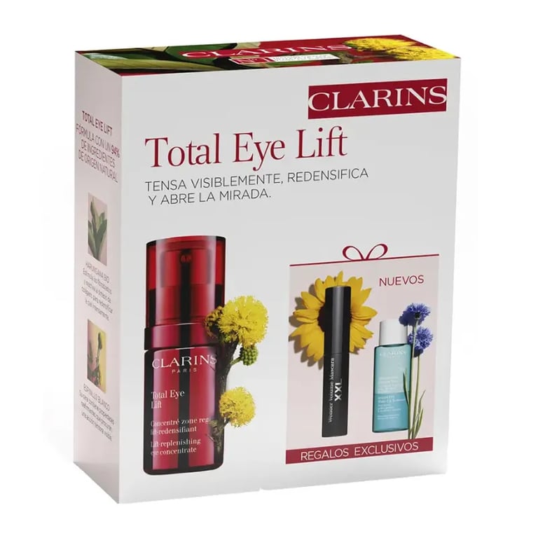 Total Eye Lift 15 ml + Mini Mascara Pestañas + Desmaquillante