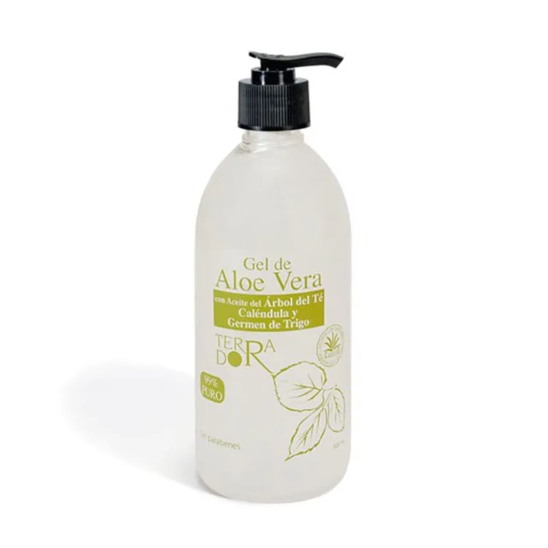 Gel d'Aloe Vera Arbre à Thé Calendula et Blé