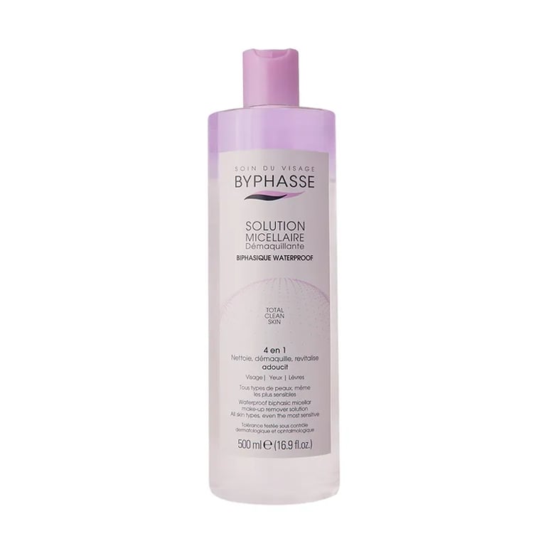 Solución Micelar Desmaquillante Bifásica Waterproof