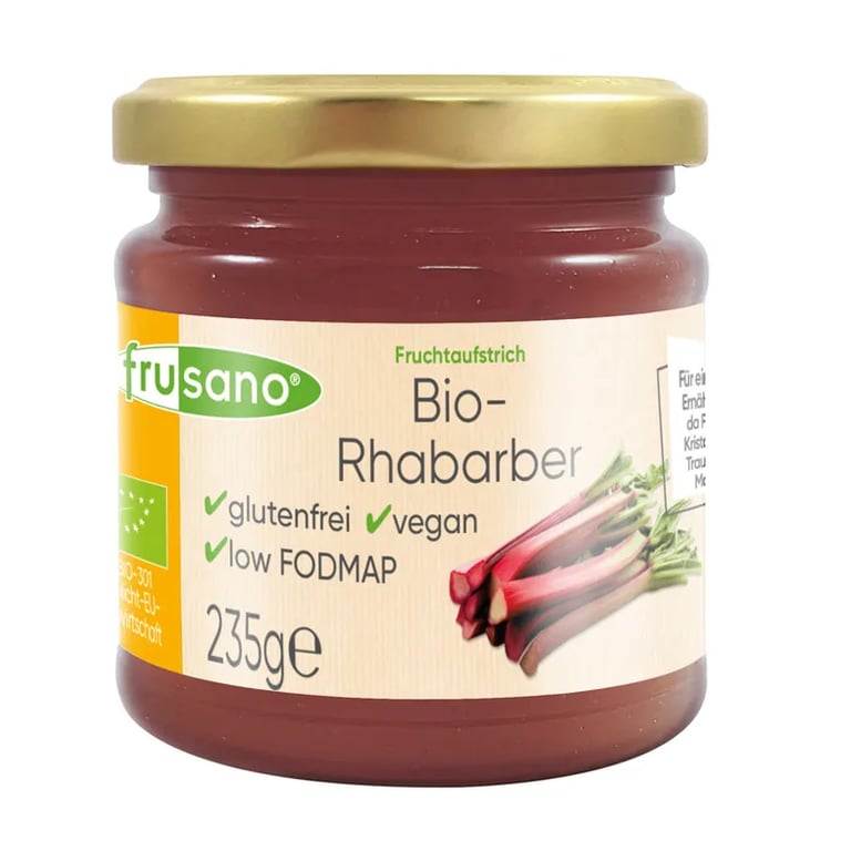 Confiture Fraise Rhubarbe Bio