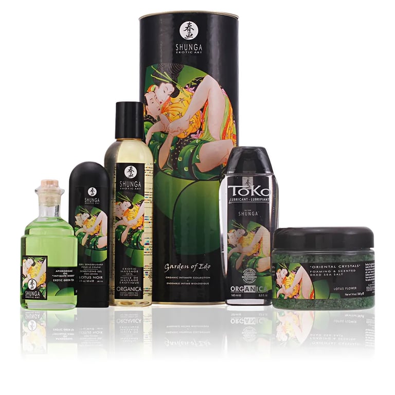 Shunga Garden Edo Organic Collec 5 Piezas Sales Mar Muerto 360 ml