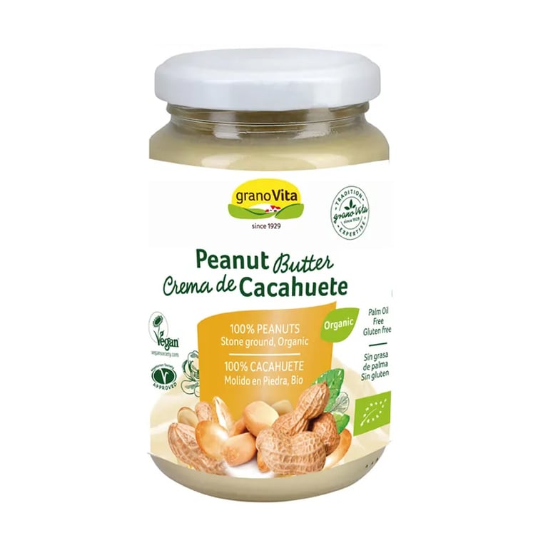 Crema De Cacahuetes Sin Gluten Bio Vegan