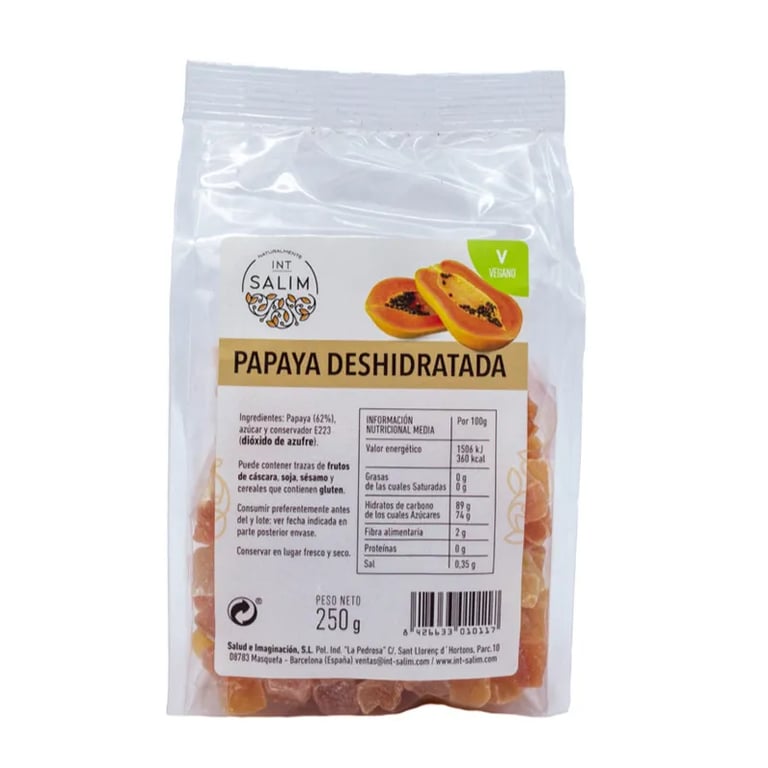 Papaya Deshidratada