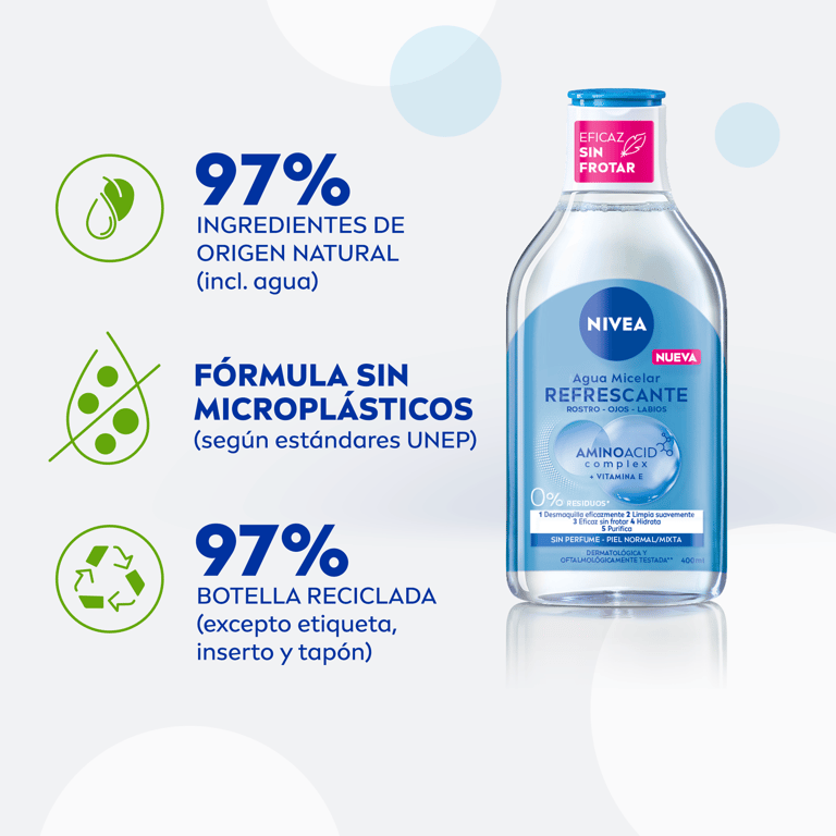 Eau Micellaire Peau Normale 400 ml de Nivea