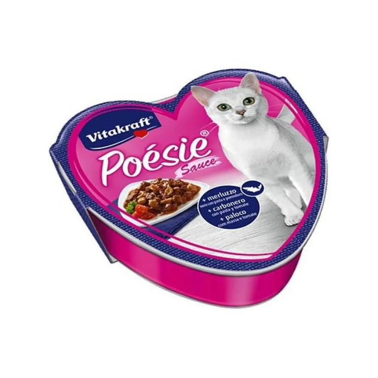 Poésie Comida Húmeda Para Gatos Pescado, Pasta y Tomate 1 Lata De 85g