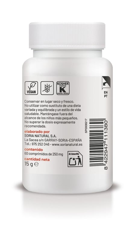 Vitamine B6 12 mg 60 Gélules de Soria Natural