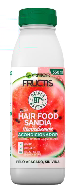 Fructis Hair Food Pastèque Après-shampooing Revitalisant 350 ml