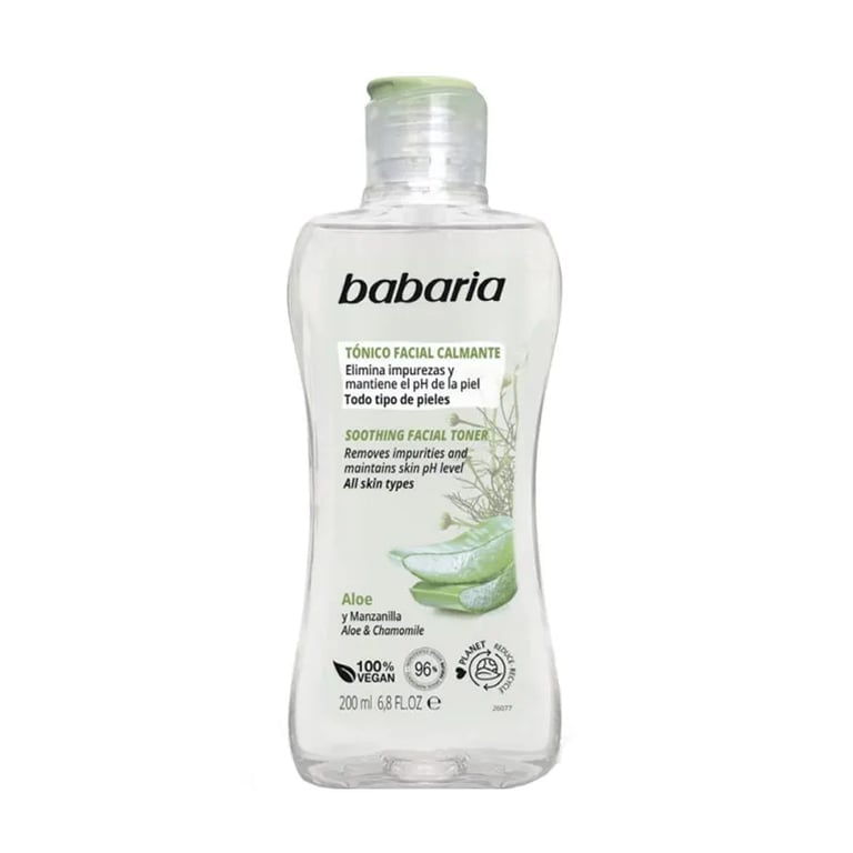 Tónico Facial Calmante Aloe Y Manzanilla