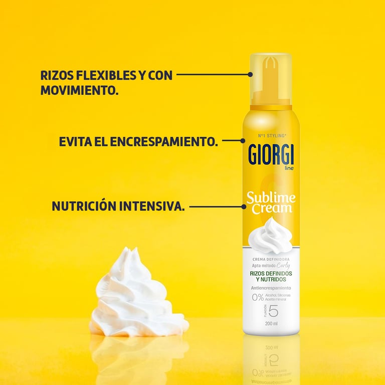 Sublime Cream Definierte und genährte Locken 200 ml von Giorgi