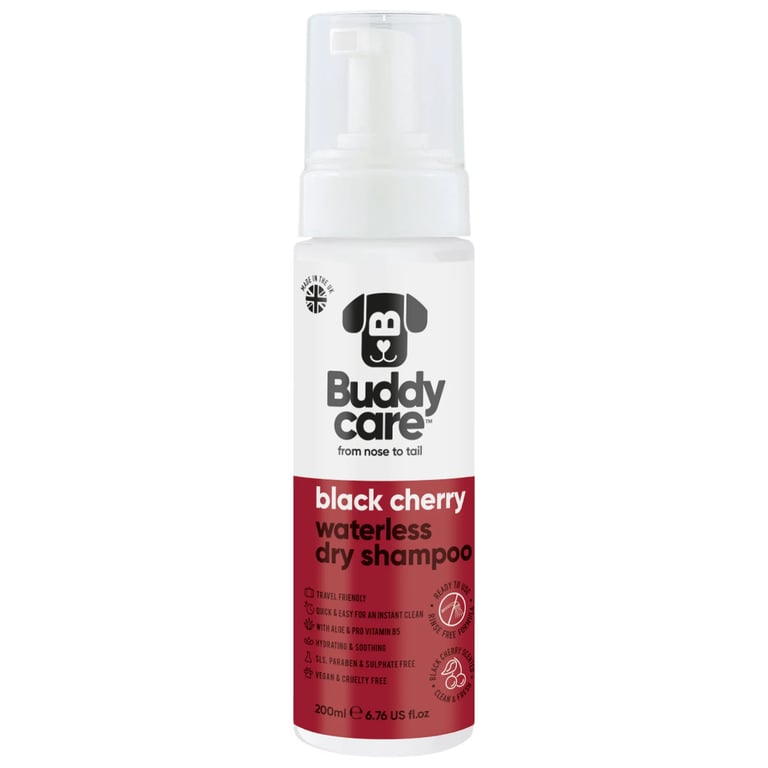 Champú Seco para Perros Cereza Negra