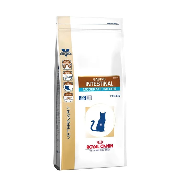 Veterinary Diet Croquettes Chat Adulte Gastrointestinal Moderate Calorie 2 kg