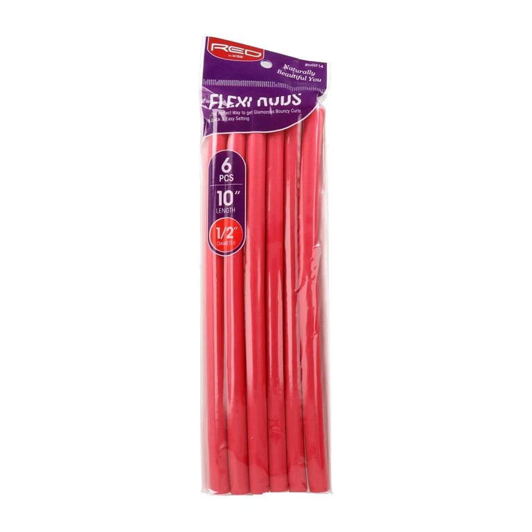 Flexi Rods 10" 1/2" Rulos Flexibles #Red