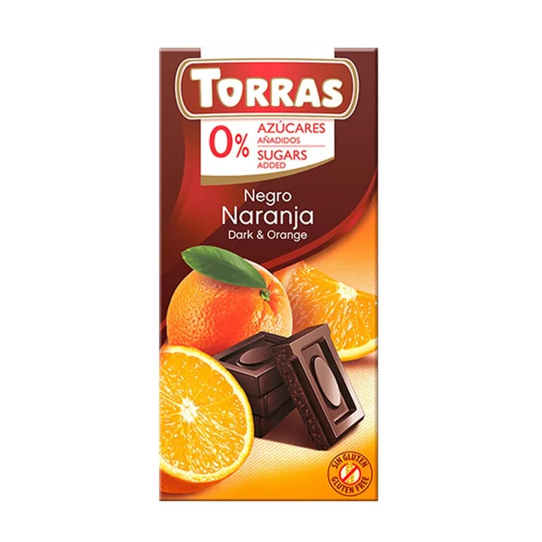 Chocolate Negro Con Naranja
