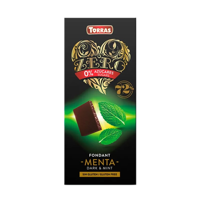 Chocolate Negro Con Menta 72%
