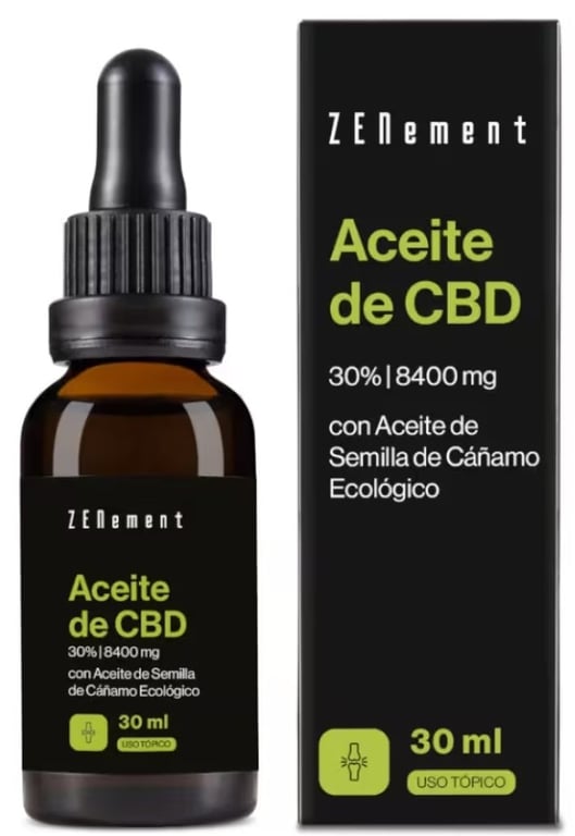 Aceite de CBD con Aceite de Semilla de Cáñamo Eco
