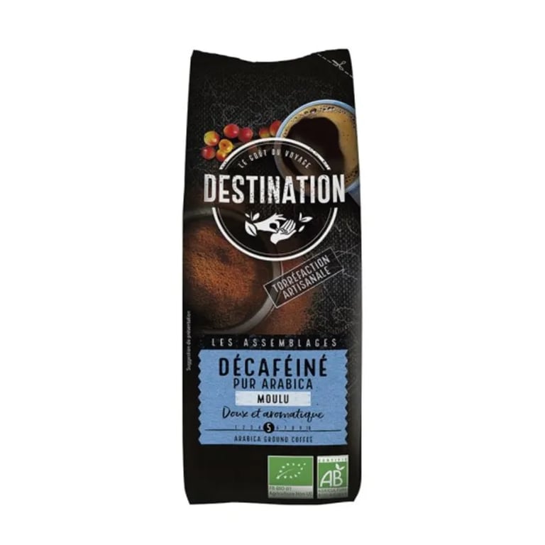 Café Descafeinado Puro Arábica Molido Bio