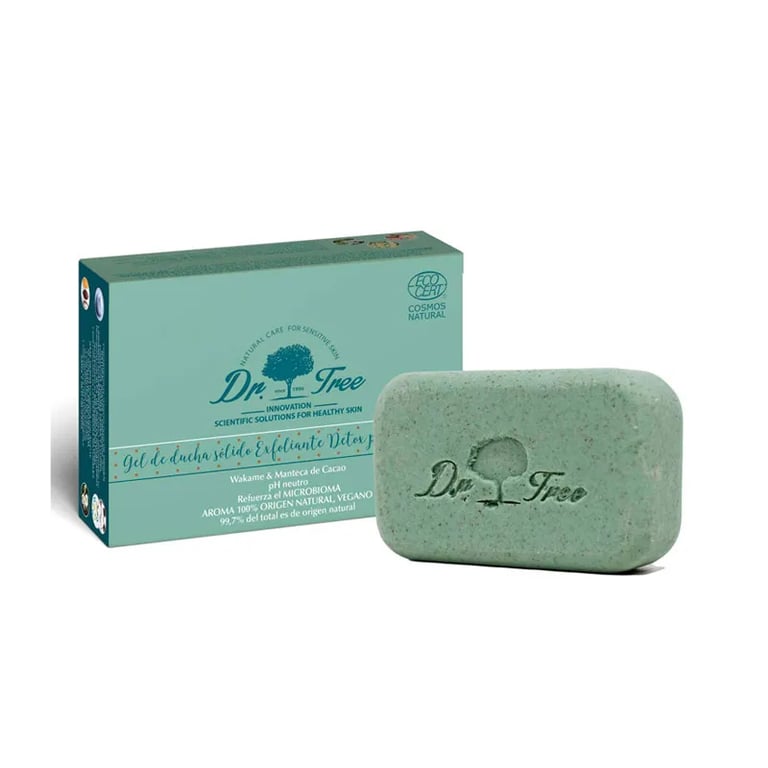 Gel De Ducha Solido Exfoliante Detox Piel Sensible