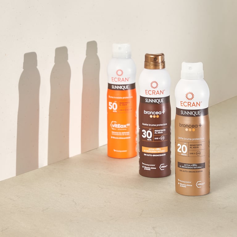 Sunnique Broncea+ Leche Bruma Protectora SPF50 250 ml de Ecran