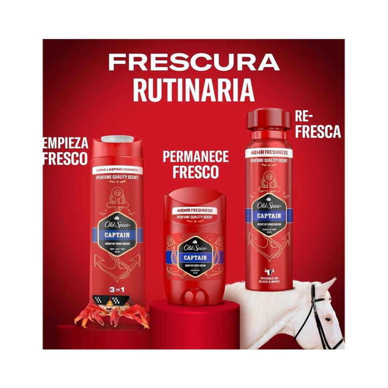 Captain Neceser 3 Piezas de Old Spice