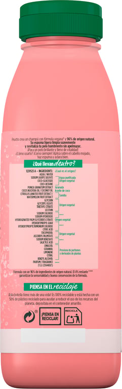 Fructis Hair Food Pastèque Shampooing Revitalisant 350 ml de Fructis - imagen 6 de 12