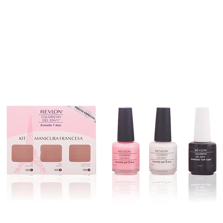Colorstay Gel Envy French Manicure Pack Dreams + Snow + Top Coat