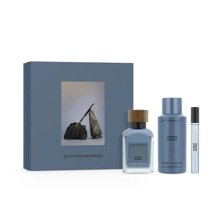 Ambar Negro EDP 120 ml + EDP 10 ml + Deodorant 150 ml