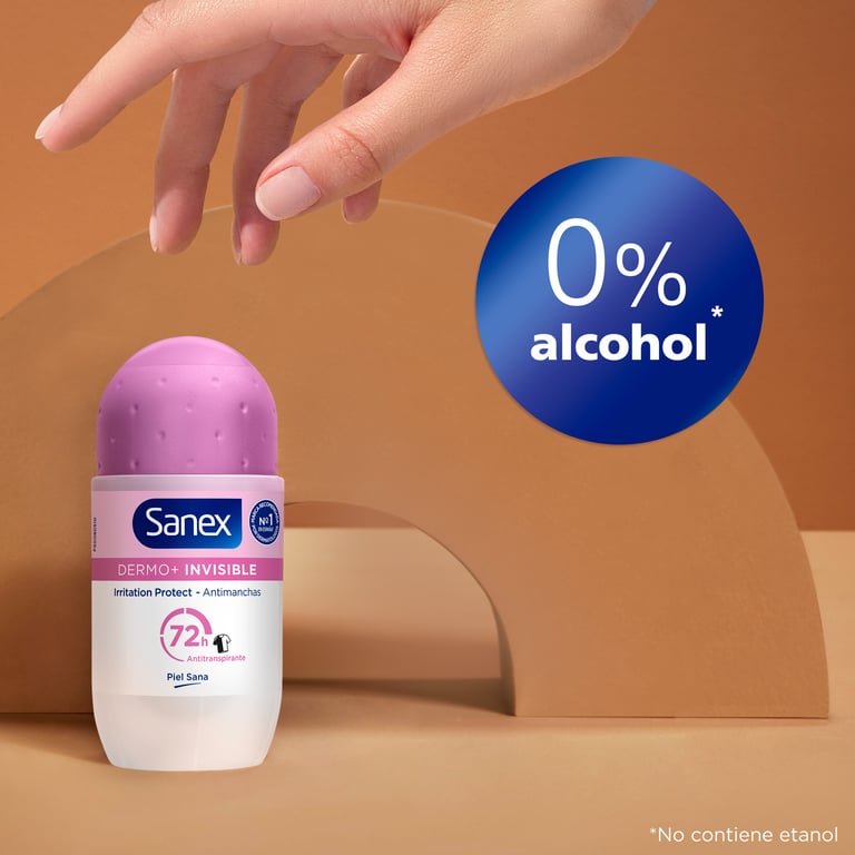 Dermo+ Invisible 72h Desodorante Roll-on 50 ml von Sanex