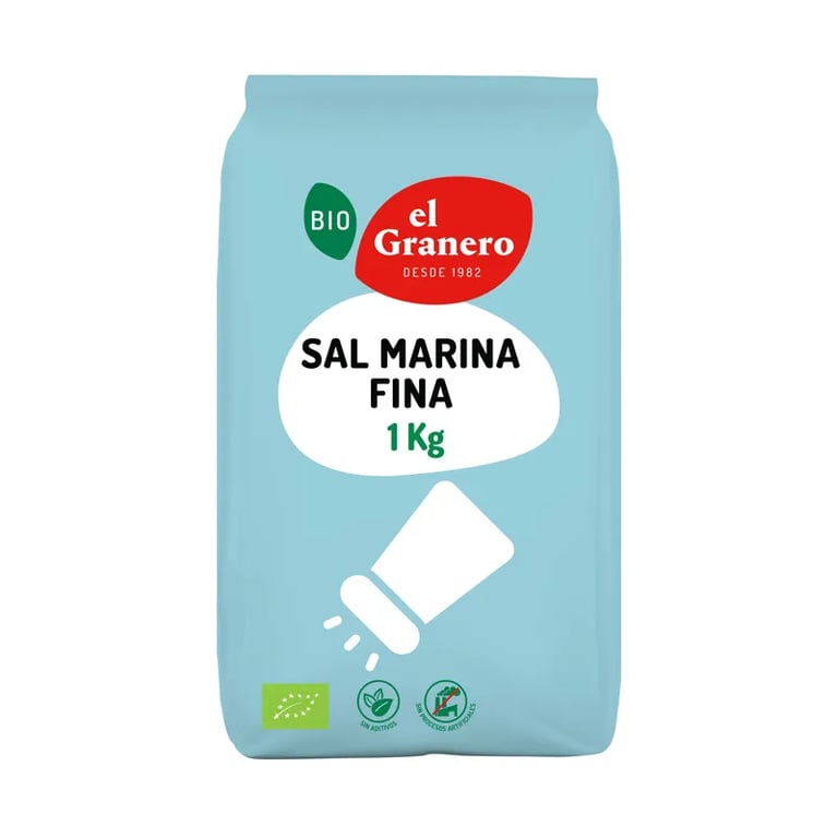 Sal Marina Fina Ecológica Del Atlántico