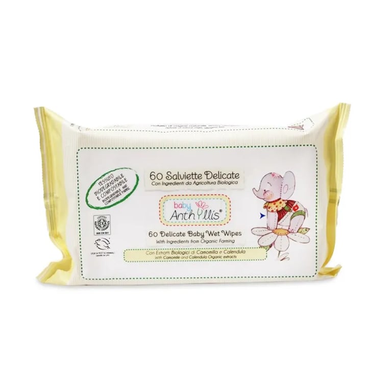 TOALHINHAS ÚMEAS DE CAMOMILA E ALOE VERA BABY ECO