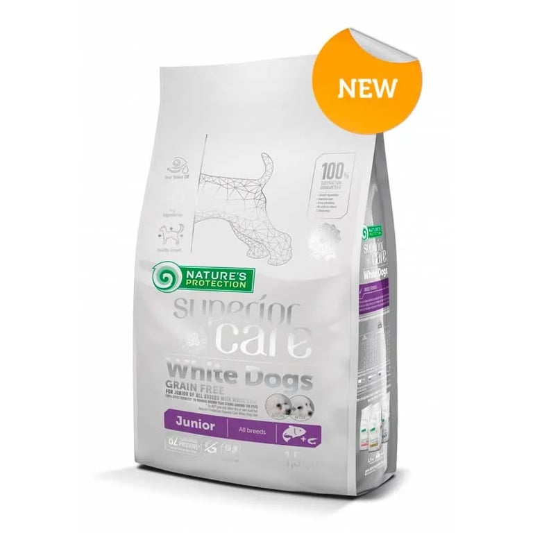 Superior Care White Dog Puppy Grain Free Salmon