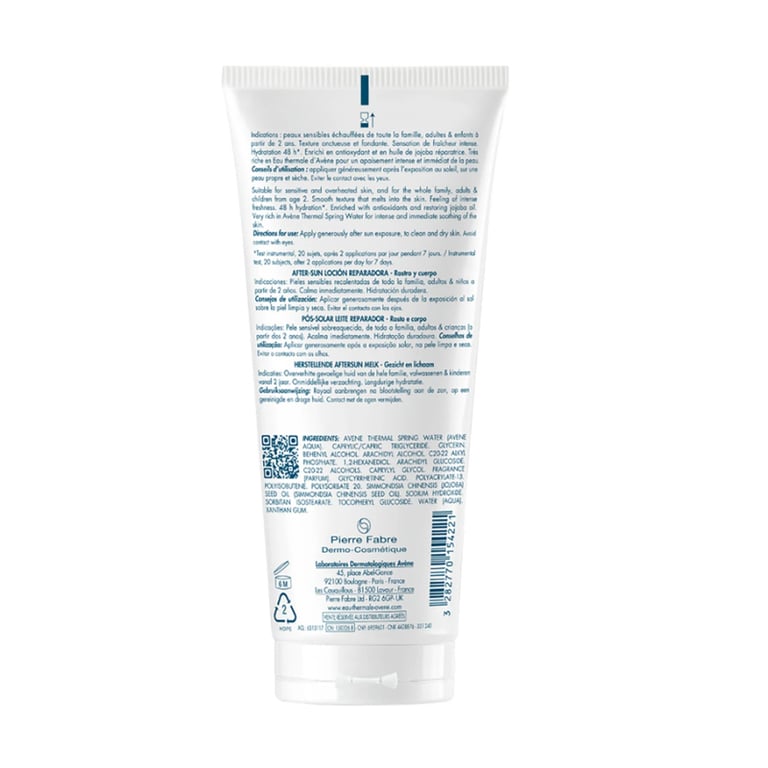 REPARADOR PARA DESPUÉS DEL SOL GEL-CREMA 200ml de Avene