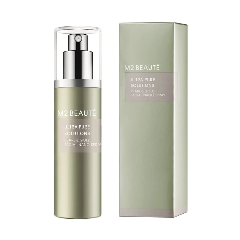 ULTRA PURE SOLUTIONS PEARL AND GOLD FACIAL NANO SPRAY