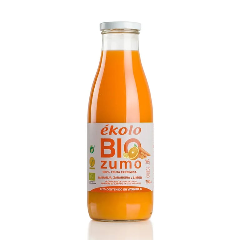 Zumo De Naranja Y Zanahoria Bio