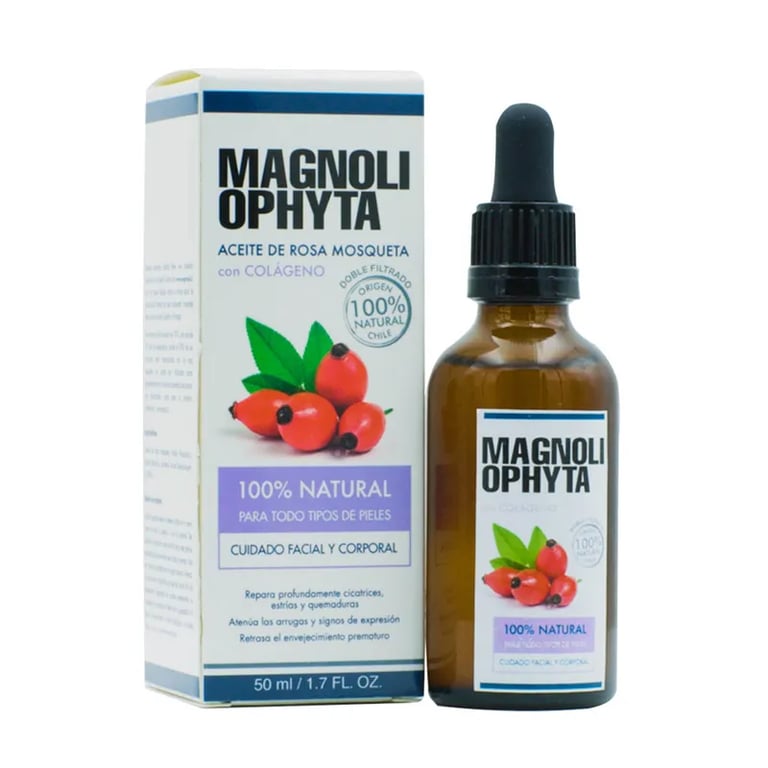 Aceite De Rosa Mosqueta Con Colágeno Gotero