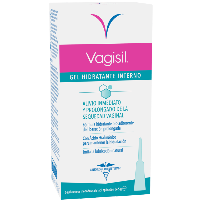 O Vagisil Intima Gel Hidratante Interno alivia la sequedad y el picor.