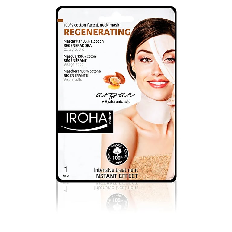 100% Cotton Face & Neck Mask Argan-Regeneration