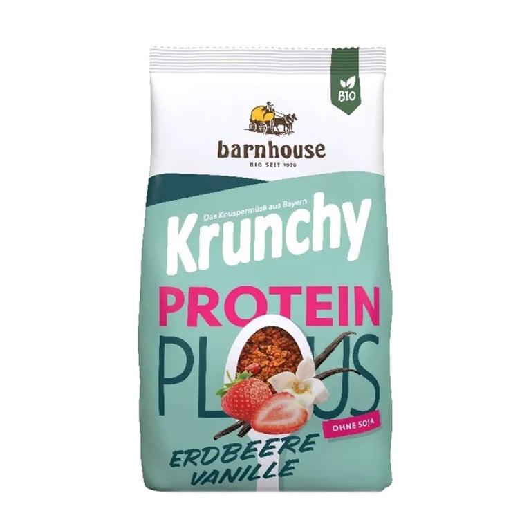 Muesli Krunchy Protein Plus Fragola Vaniglia Bio