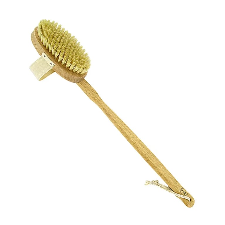 Cepillo Corporal Con Mango Desmontable Haya
