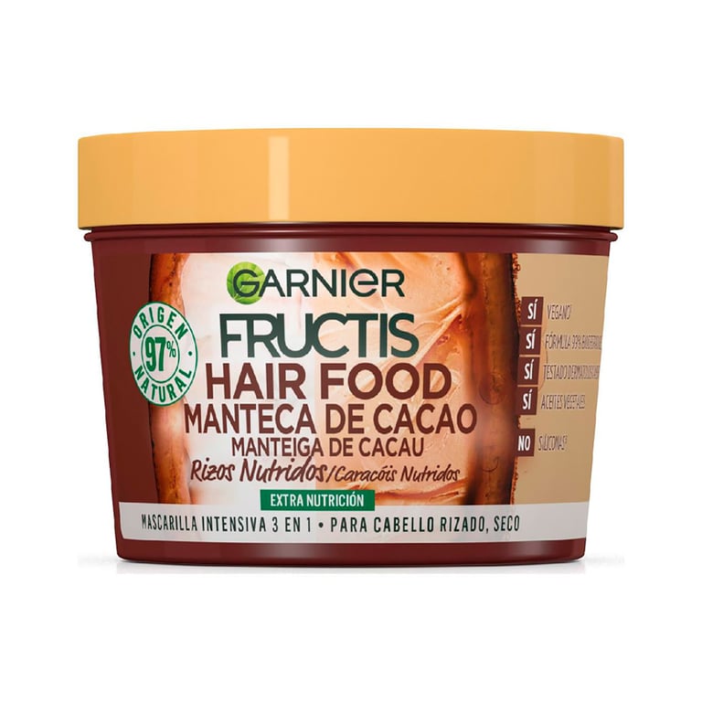 Fructis Hair Food Kakaobutter Pflegende Locken Maske 390 ml von Fructis - imagen 7 de 18