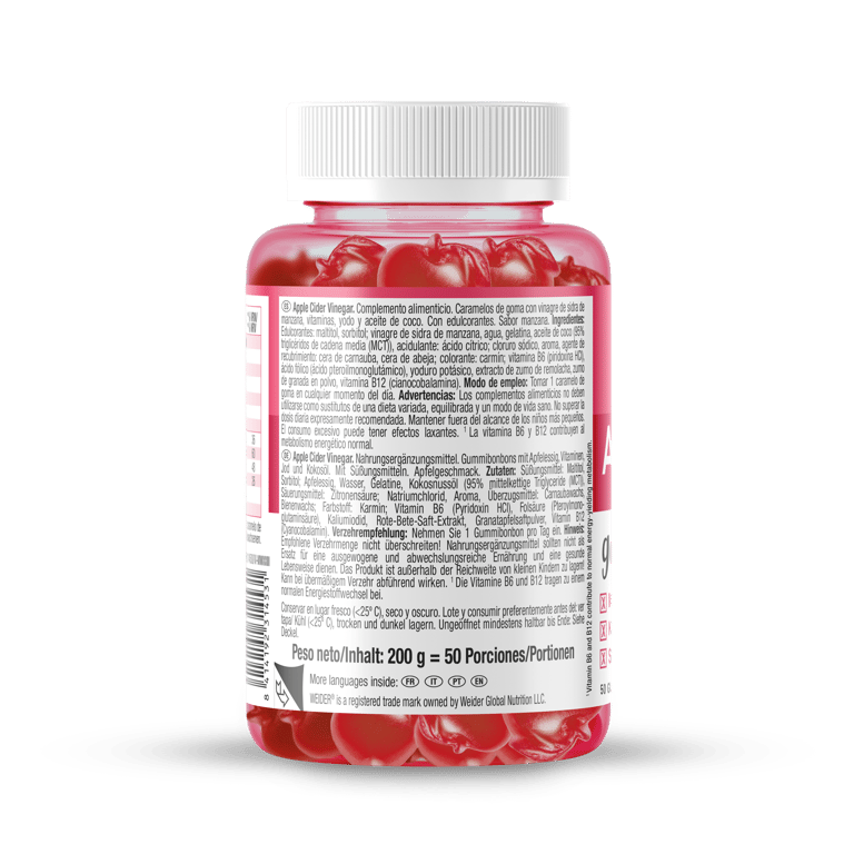 Apple Cider Gummies! 50 Unités de Weider