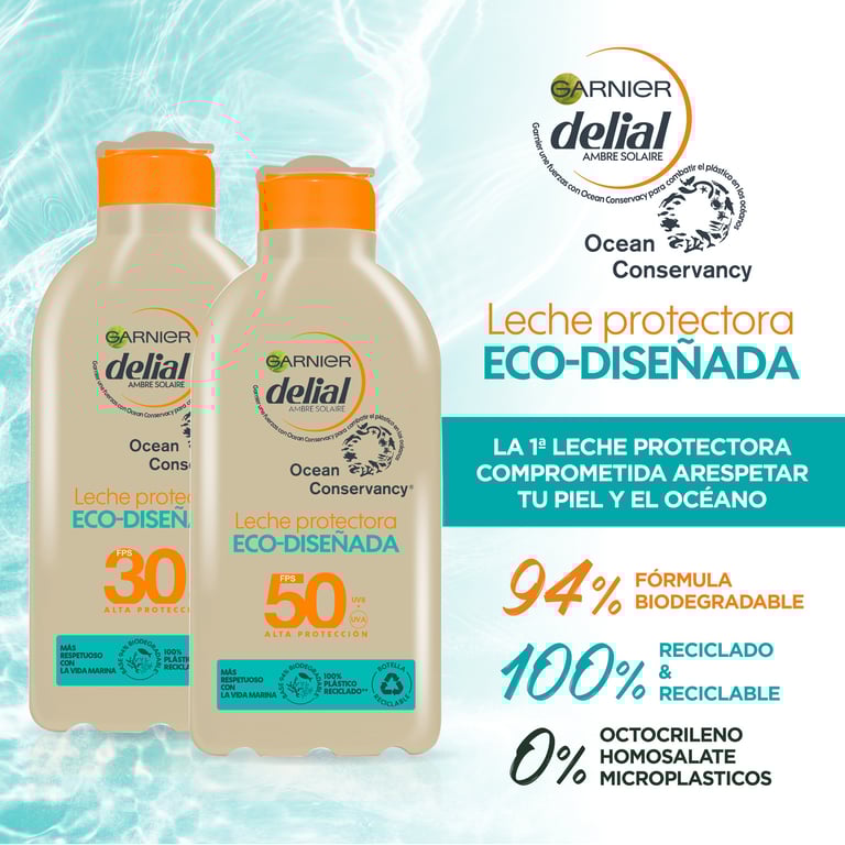 Eco-Ocean Lait Protecteur SPF30 200 ml de Delial