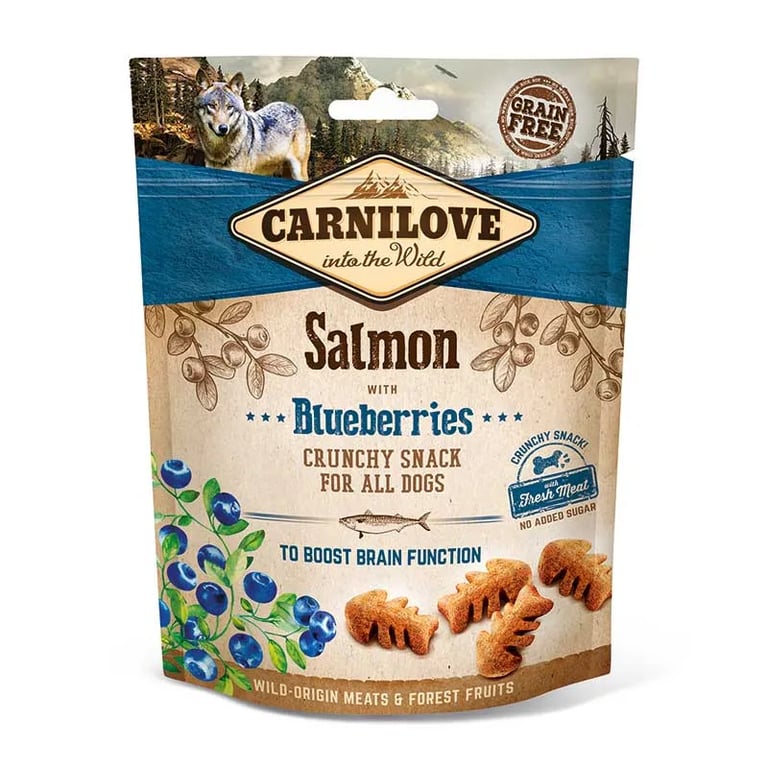 Snack Crunchy Saumon Myrtilles