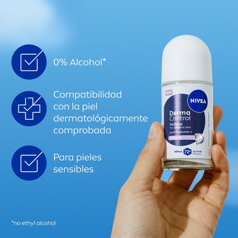 Derma Control Restore Déodorant Roll-On 50 ml de Nivea