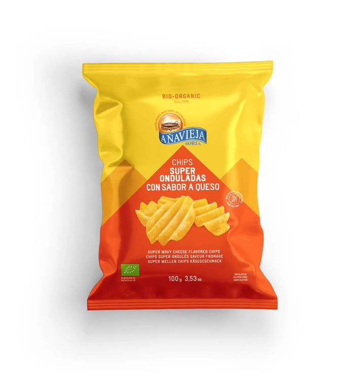 Chips Ondulées Fromage Bio
