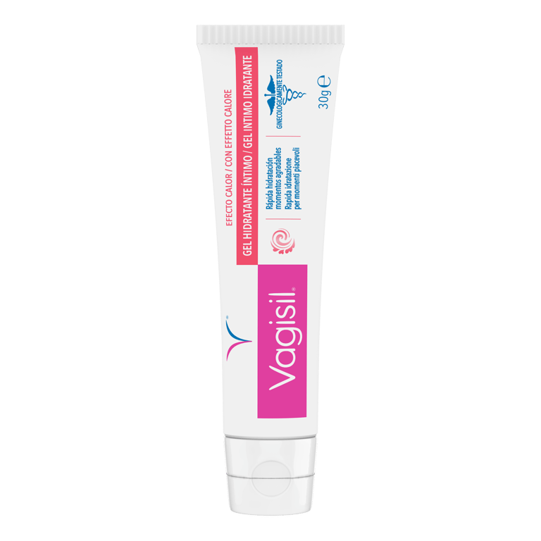 Vagisil Gel Lubricante Efecto Calor proporciona una agradable sensación de calidez.