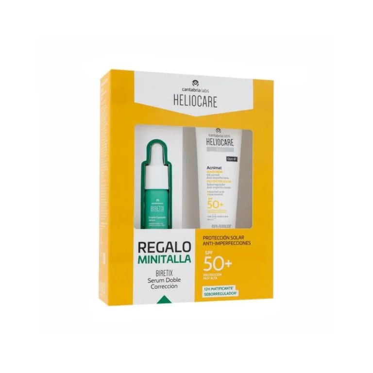 Heliocare 360° Acnimat Protector Solar SPF50+ 50 ml + Biretix Serum 10ml