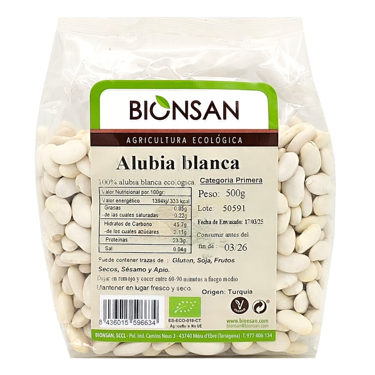 Haricot Blanc Bio en Grain