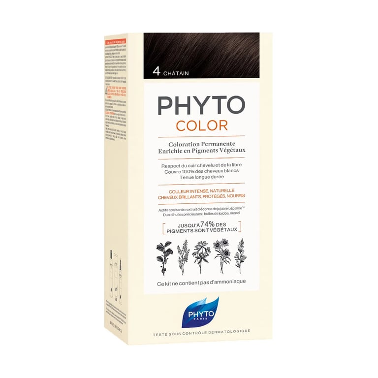 PHYTOCOLOR PERMANENTE KLEURING Nº 4 KASTANJE
