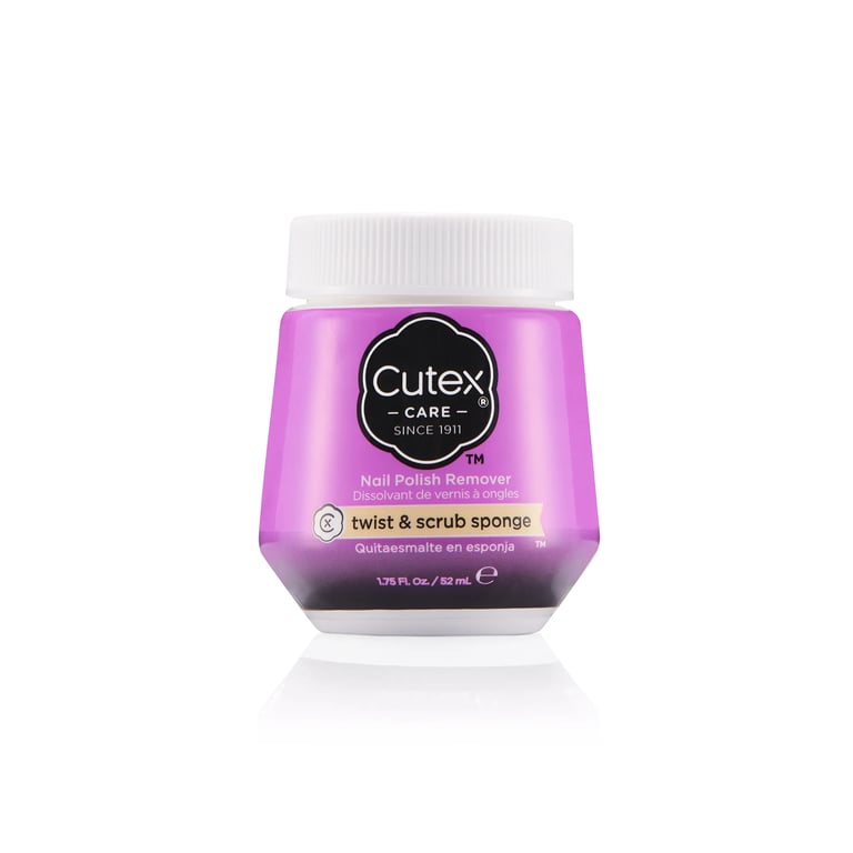 CUTEX SPONGE POLISH REMOVER TWIST & SCRUB