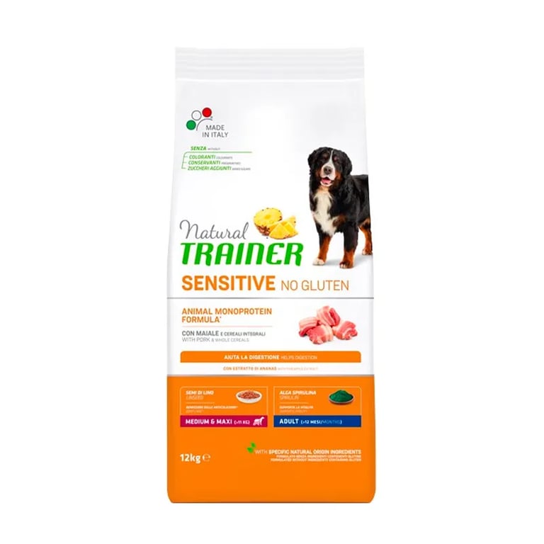 Natural Sensitive No gluten Perro Adult Medium-Maxi Cerdo